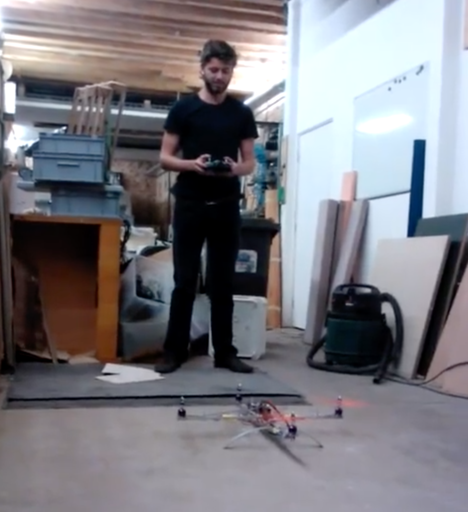 The Krullevaar quadcopter frame